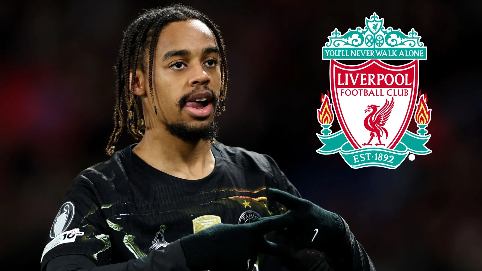 Liverpool Offer PSG €135 Million for Bradley Barcola