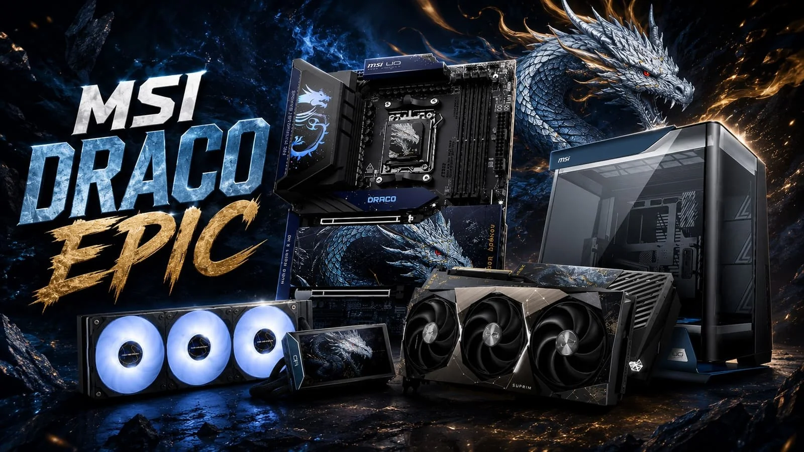 MSI Presents the Draco Epic Special Series for Its 40th Anniversary