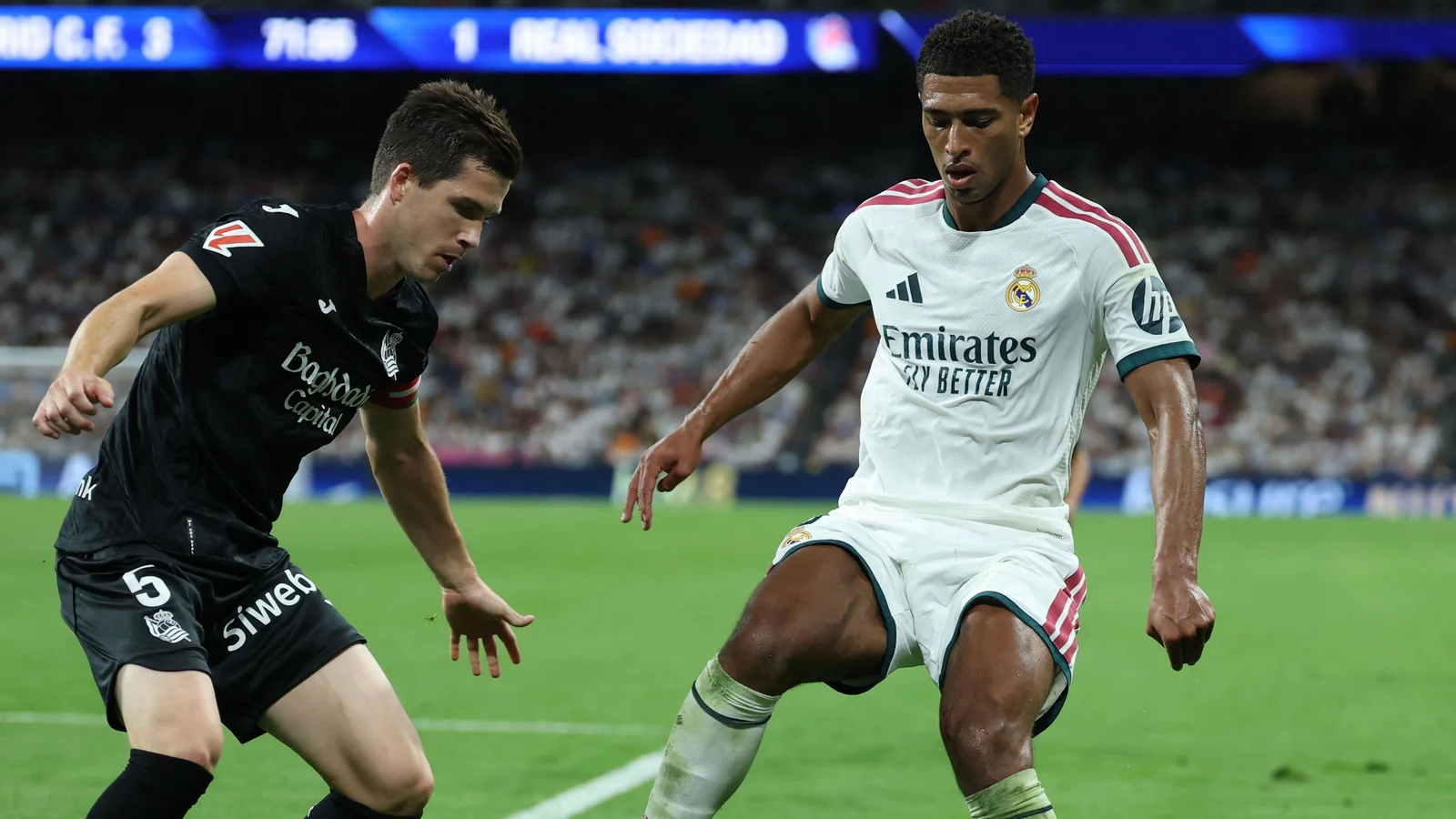Real Madrid feiert einen überzeugenden Sieg gegen Real Sociedad
