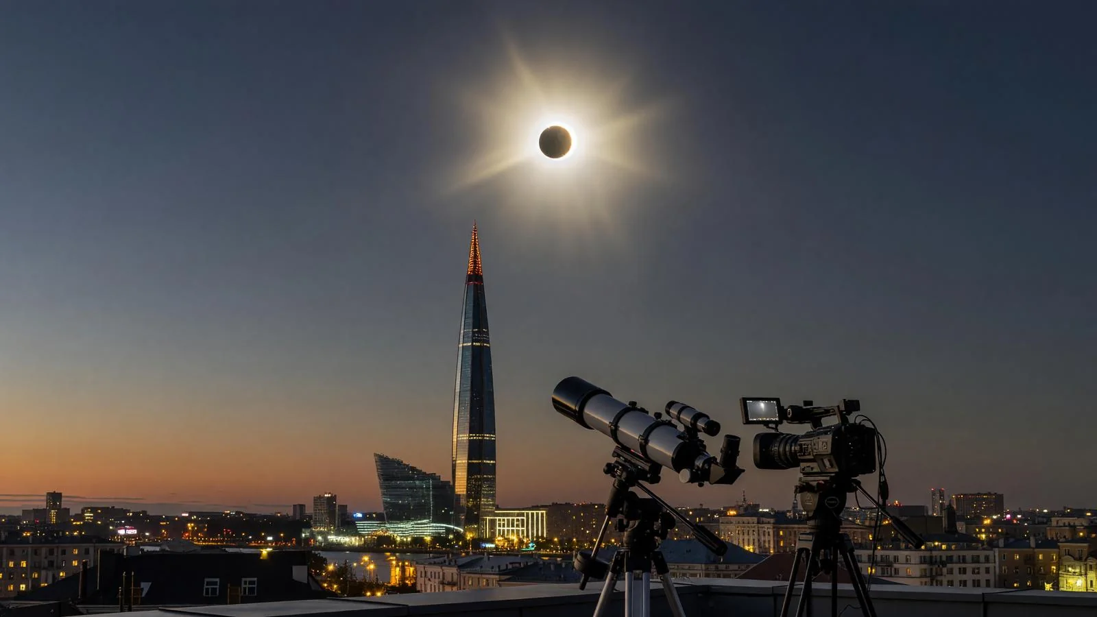 Roskosmos y Yandeks Pogoda retransmitirán el eclipse solar en directo