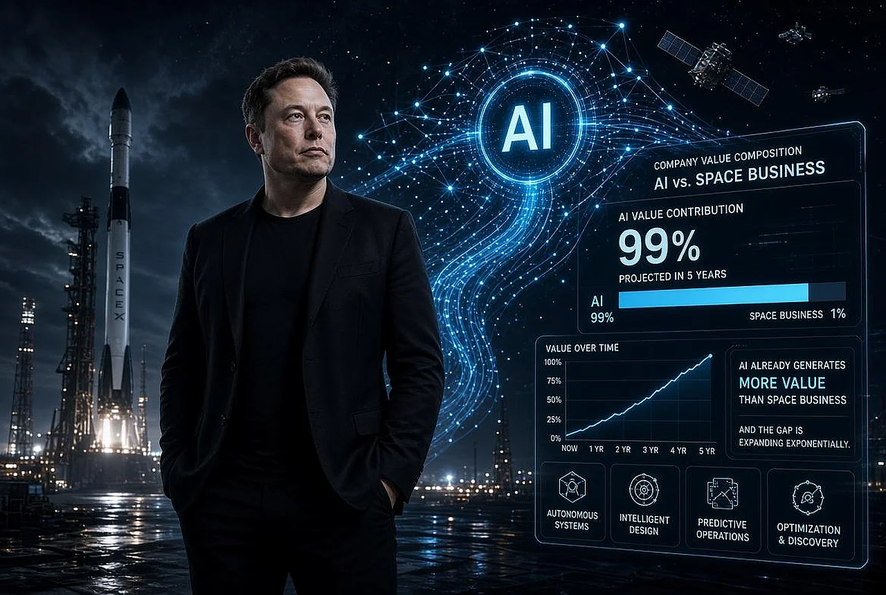 SpaceX kelajagi sunʼiy intellekt bilan bogʻlanmoqda