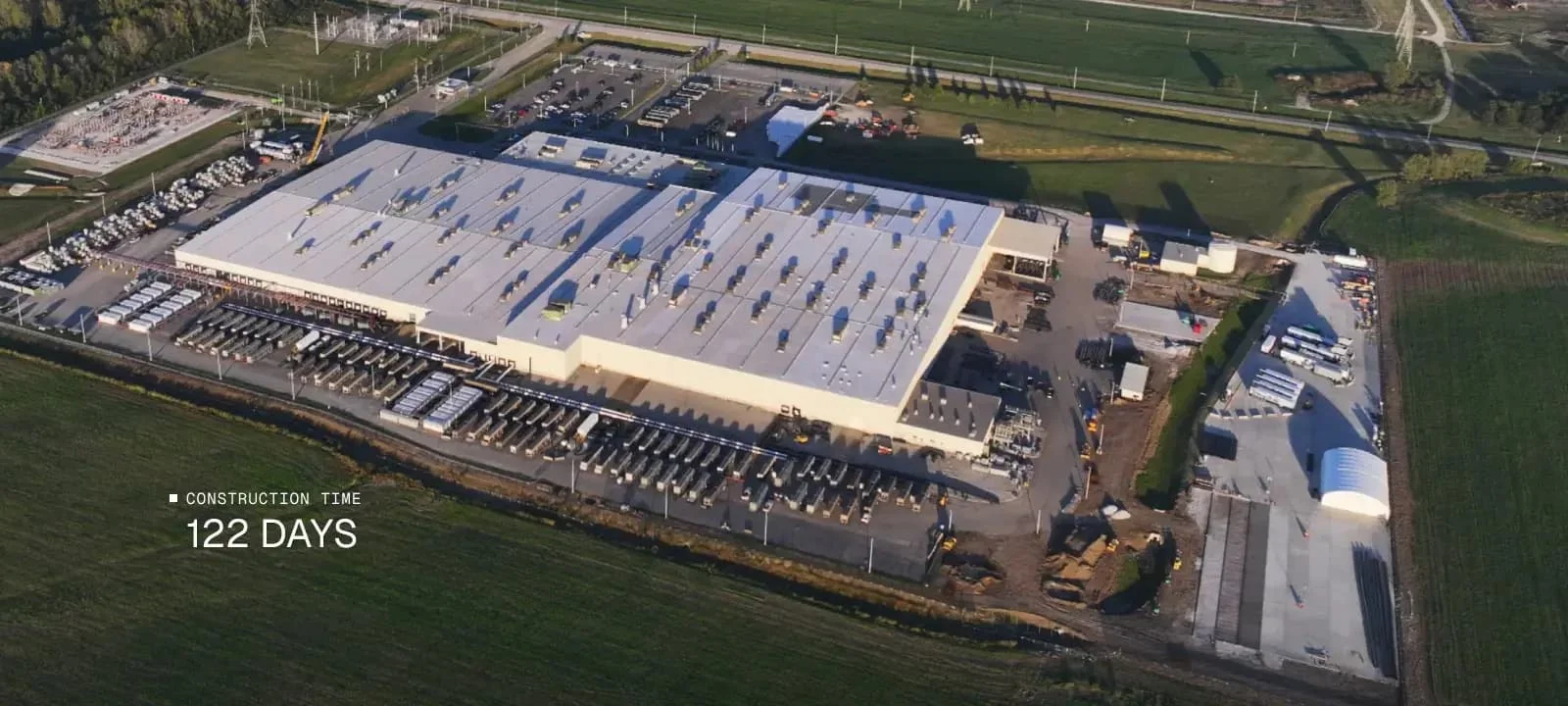 SpaceX construye una gran central de gas para sus centros de datos