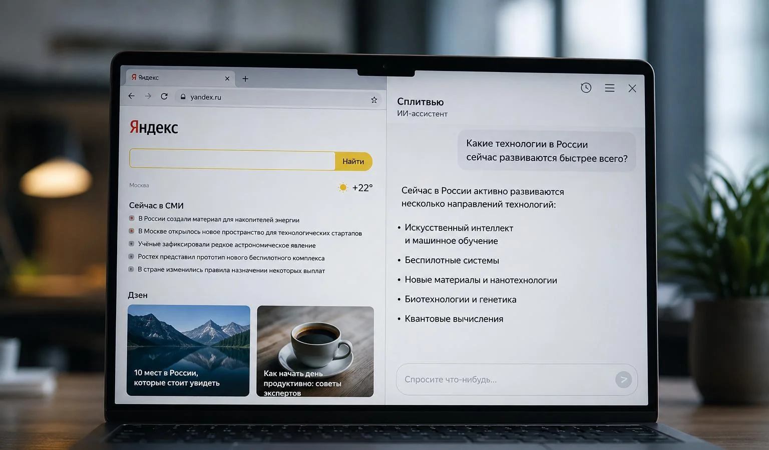 New Yandex Technology: Splitvyu Trademark for Browsers