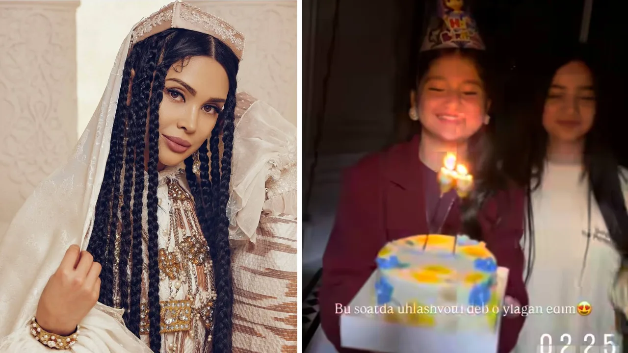 An unexpected surprise from her daughters on Parizoda's birthday: the dancer couldn't hide the joy in her eyes (video)
