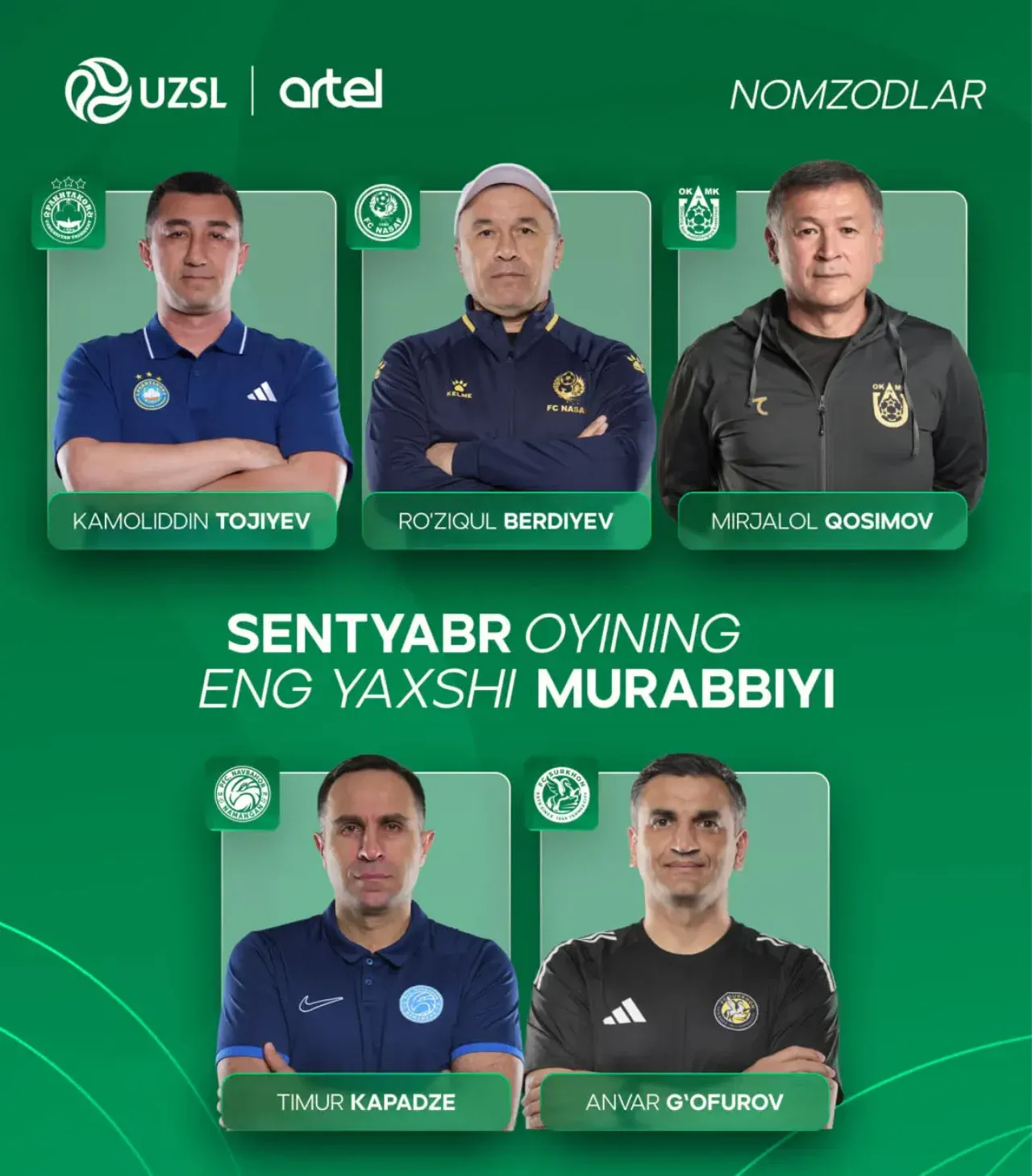 Who will be the best coach of September in the Super League?