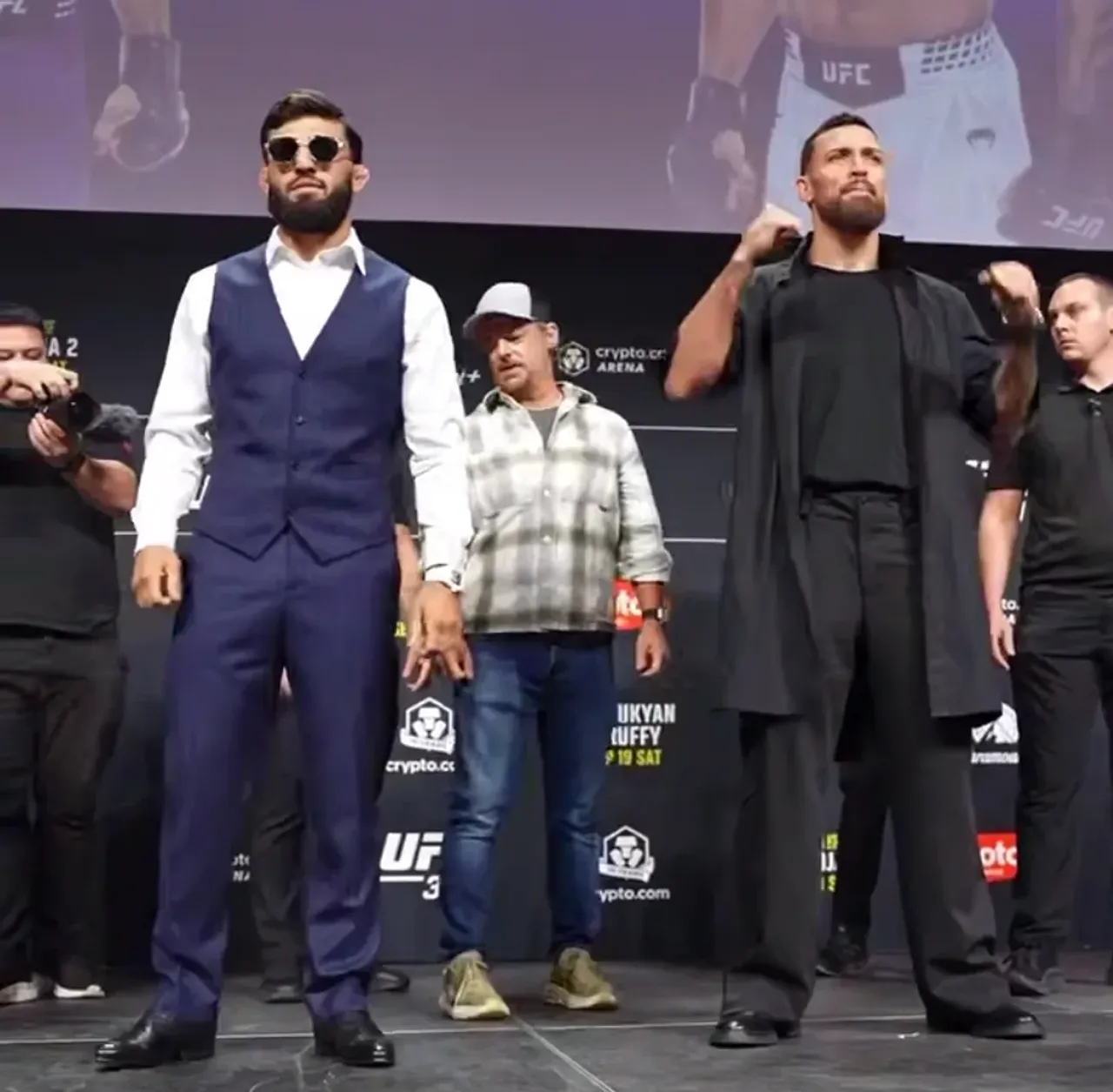 UFC 331 oldidan dahshatli keskinlik!: Arman Sarukyan va Maurisio Ruffi yuzma-yuz keldi