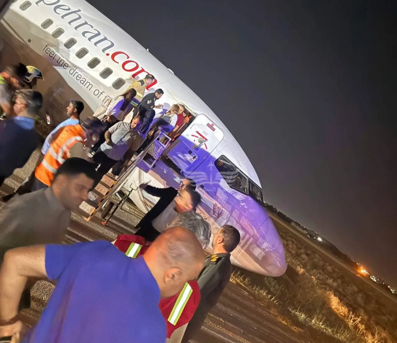 A wheel snapped off mid-air and terror inside the cabin: Iranian airplane comes close to disaster