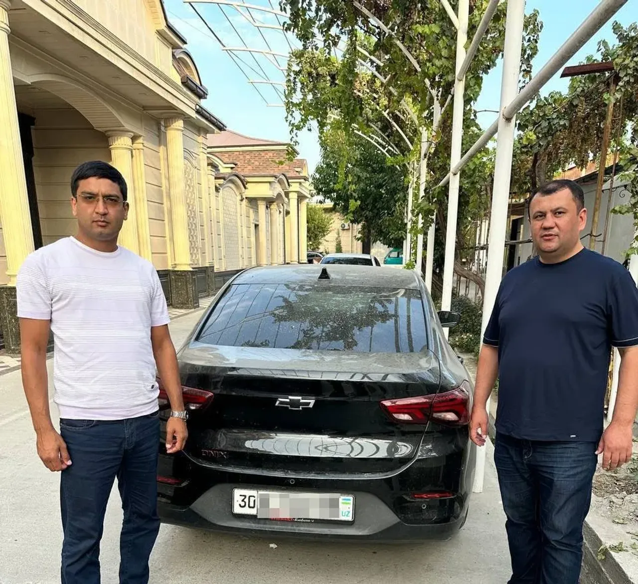 Chevrolet ONIX was seized in Samarkand due to 11 documents