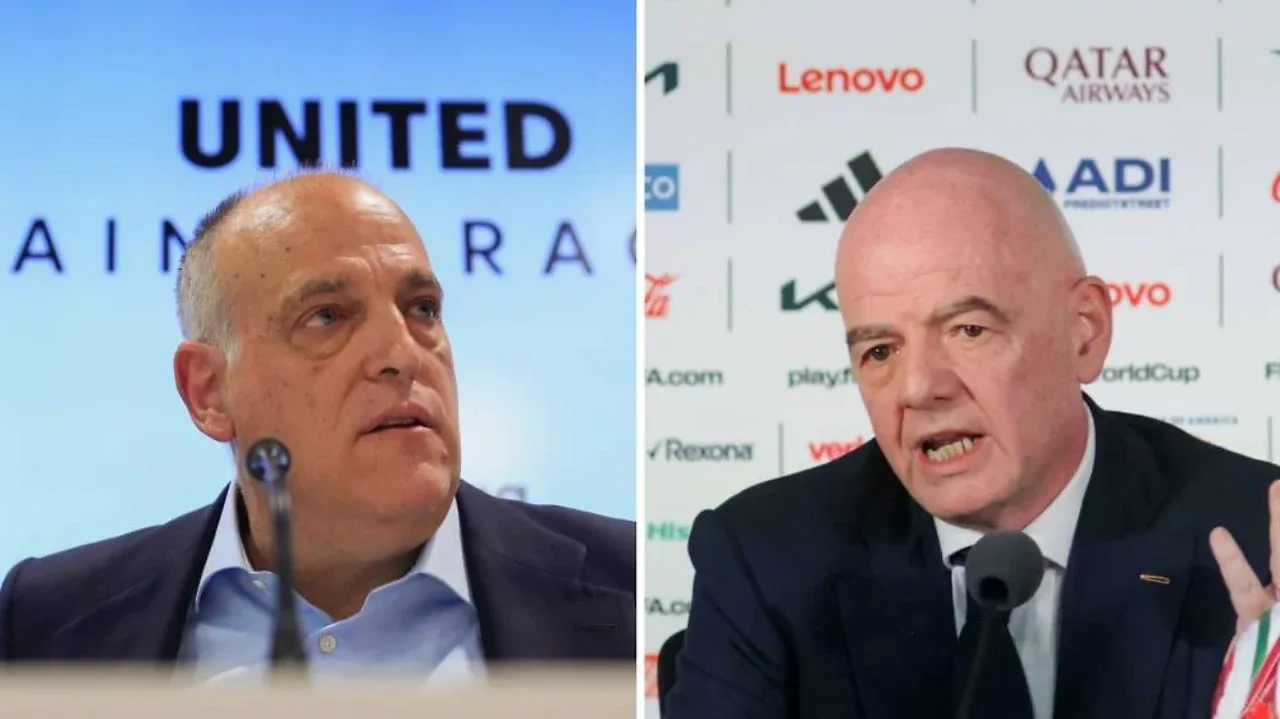 “Infantino staying on is a disgrace for football!”: Tebas exposes the Trump factor...