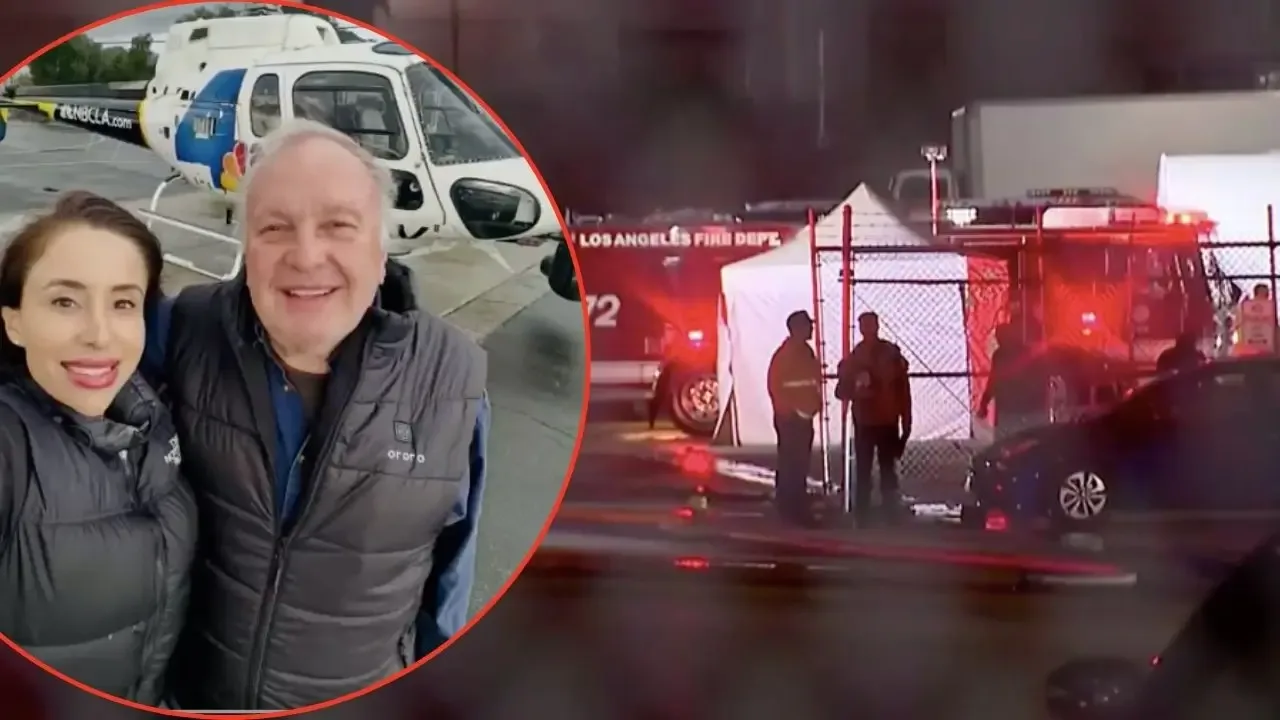 NBC helicopter covering car crash in Los Angeles crashes, killing three (video)