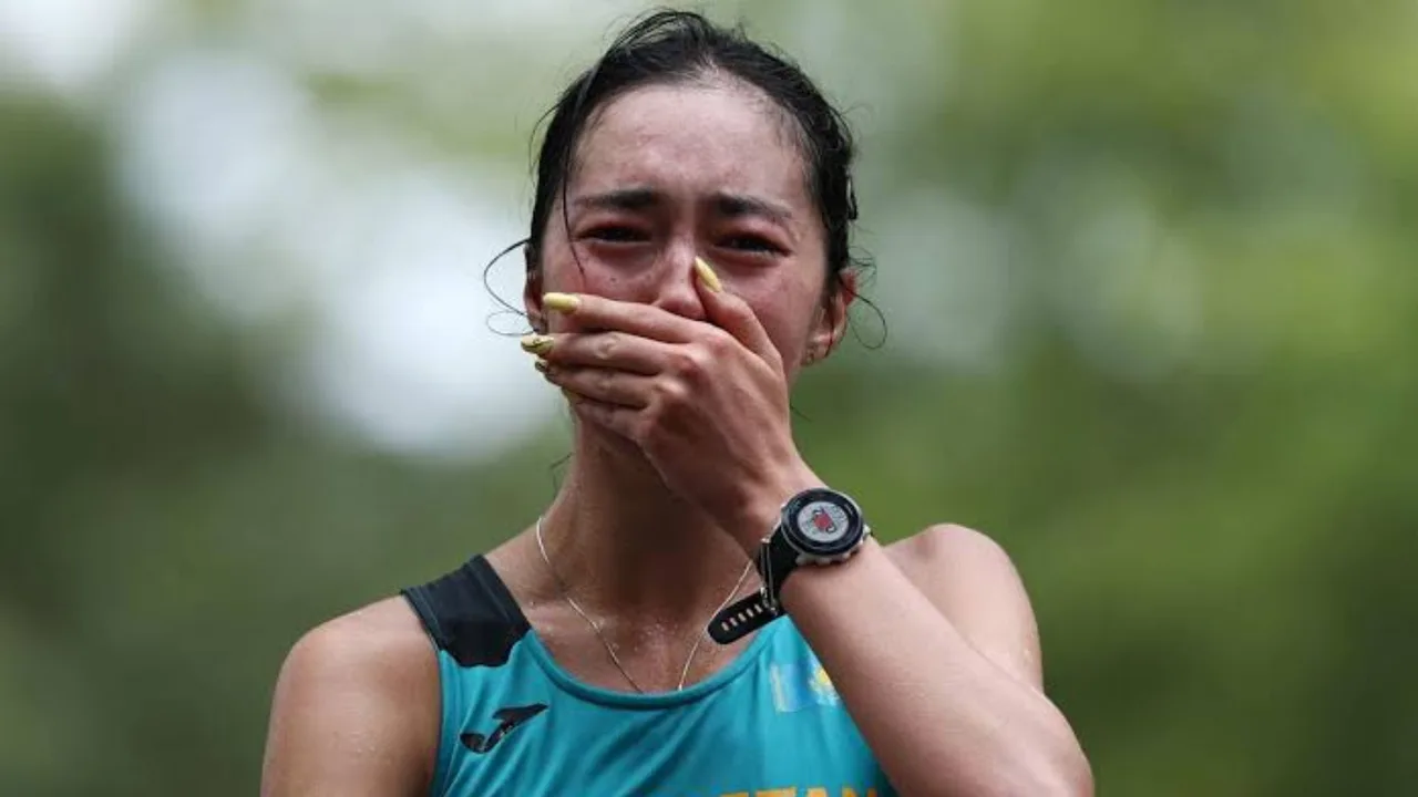 Central Asian athlete's gold medal cancelled due to shoes