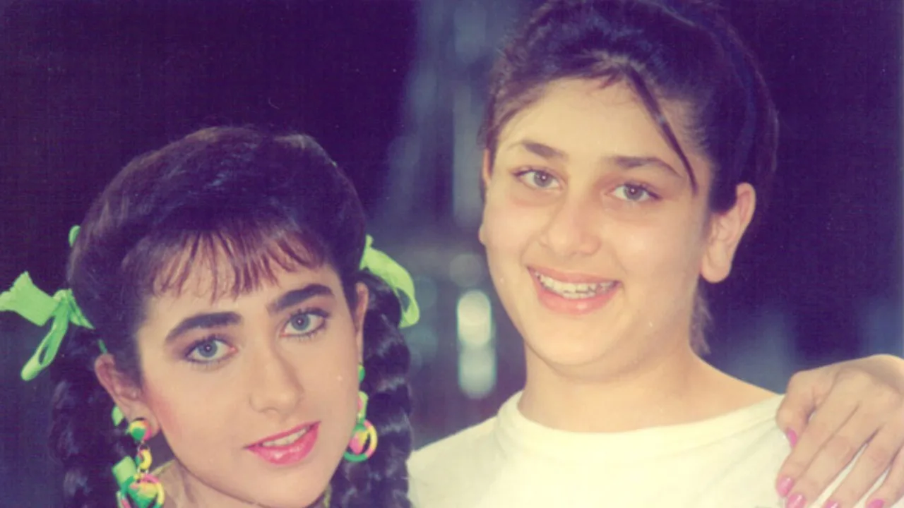 Karisma va Kareena Kapurning yoshlikdagi birgalikdagi surati.