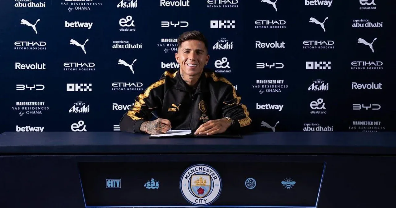 Enzo Fernández gives his first statement after moving to Manchester City