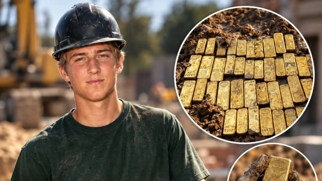 An 18-year-old youth who thought they were "ordinary coins" actually found millions of euros in gold inside a wall