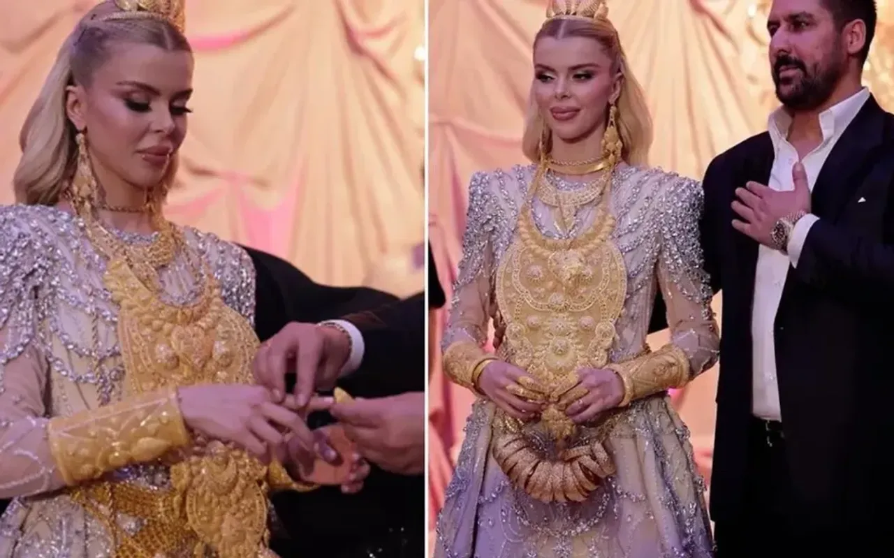 Bride “buried” in gold also arrested in investigation