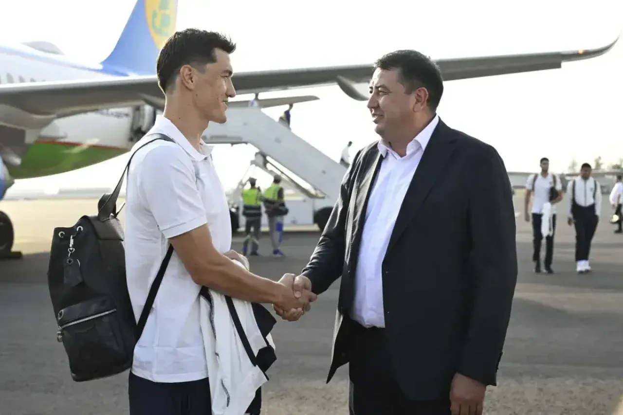 Our National Team Arrived in Fergana: Our Stars Warmly Welcomed Ahead of Match Against Iran