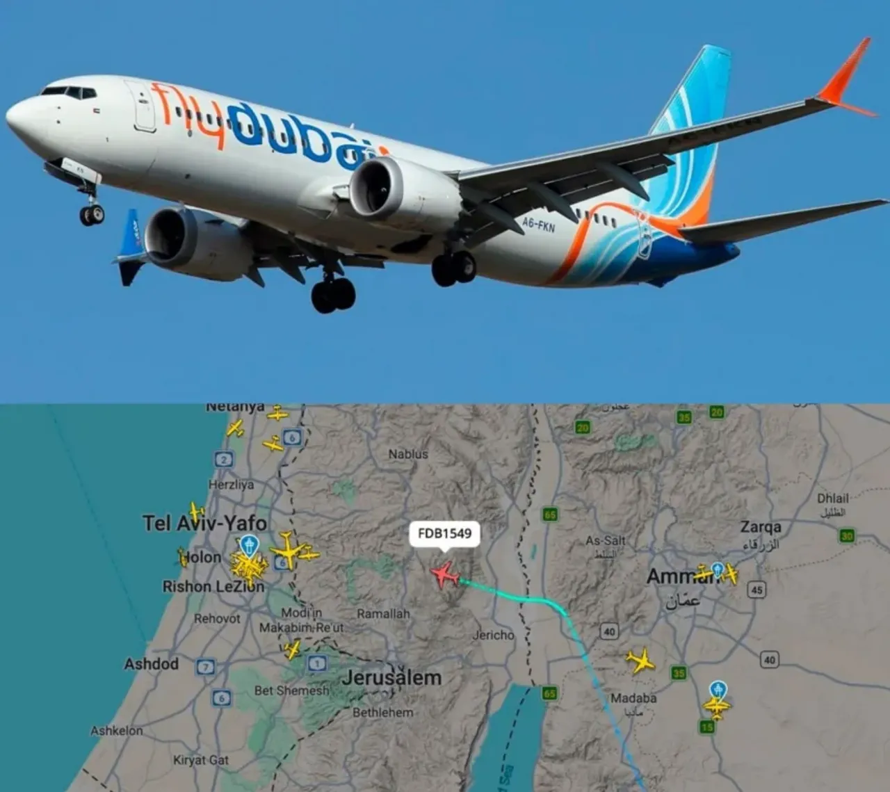 FlyDubai бортидаги қонли фожиа: Учувчи самолётни қулатмоқчи бўлди (видео)