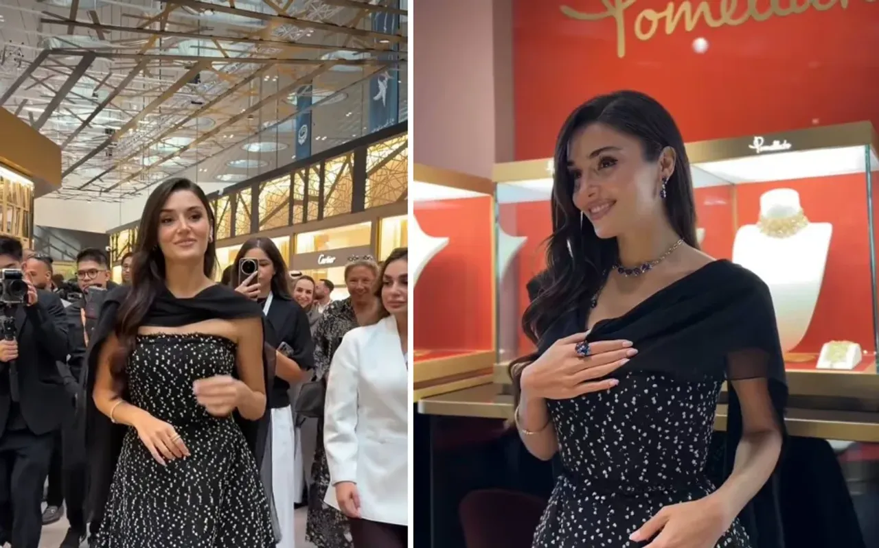 Famous Turkish actress and model Hande Ercel visited Qatar and delighted her fans