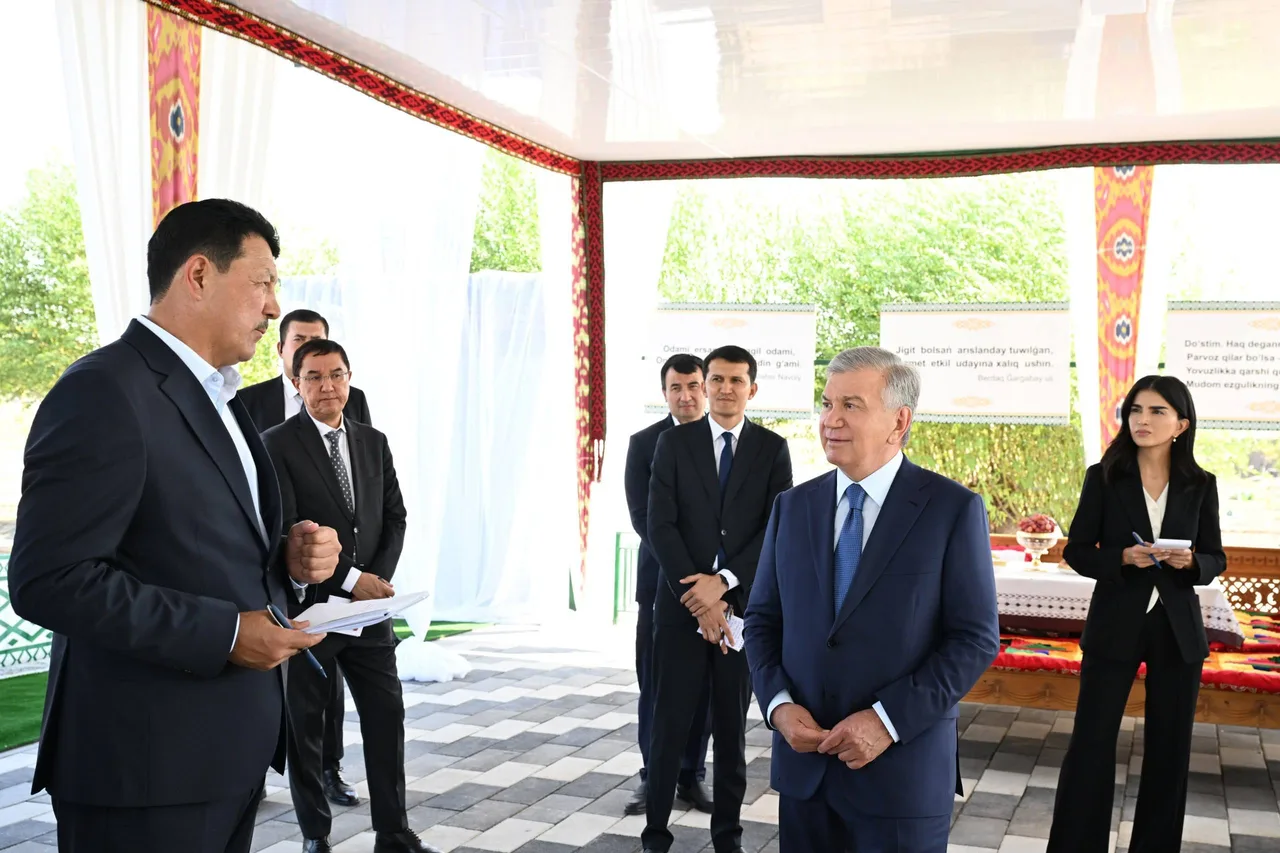 Президент посетил махаллю «Дийкан арна» в Нукусе — новая модель заработка!