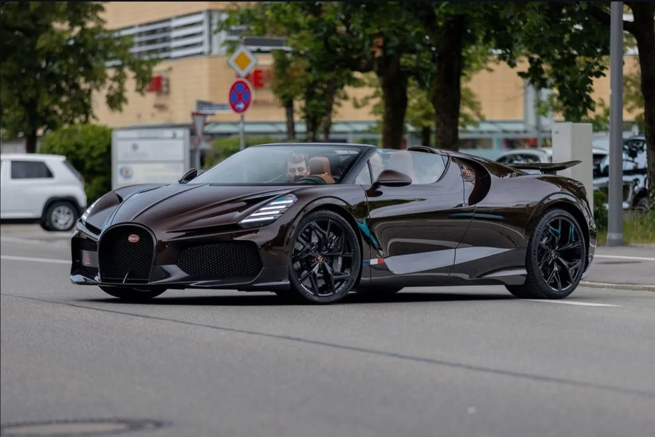 Timati imports the rarest Bugatti W16 Mistral hypercar into Russia via Kyrgyzstan