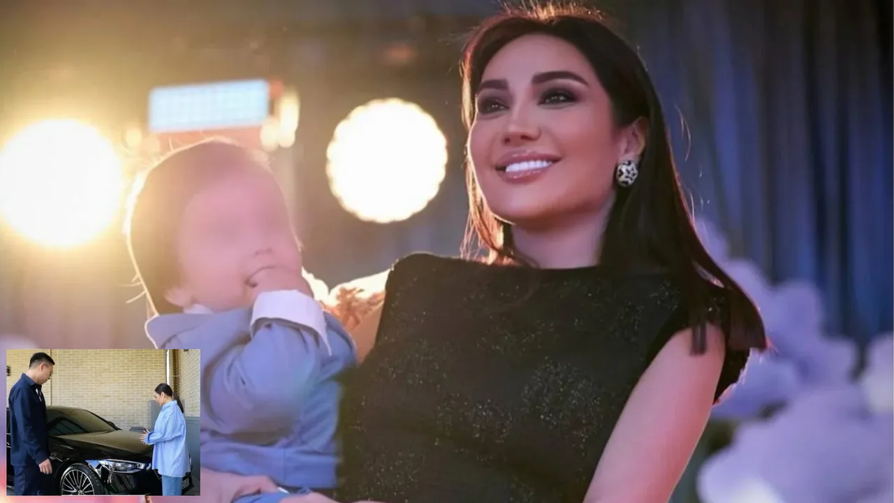 Munisa Rizayeva o‘g‘liga sovg‘a qilingan qimmatbaho avtomobilni ko‘rsatdi (video)