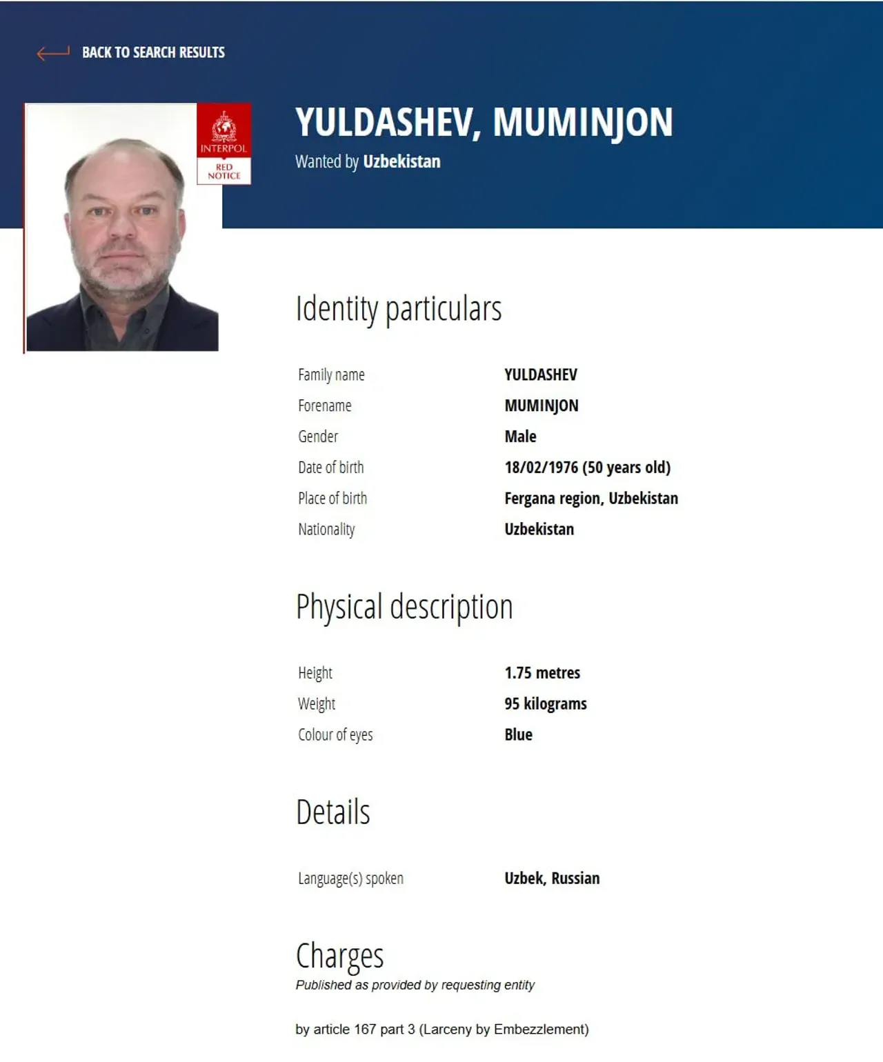 «Bank Founder on International Wanted List!»: Criminal case opened against Muminjon Yuldashev