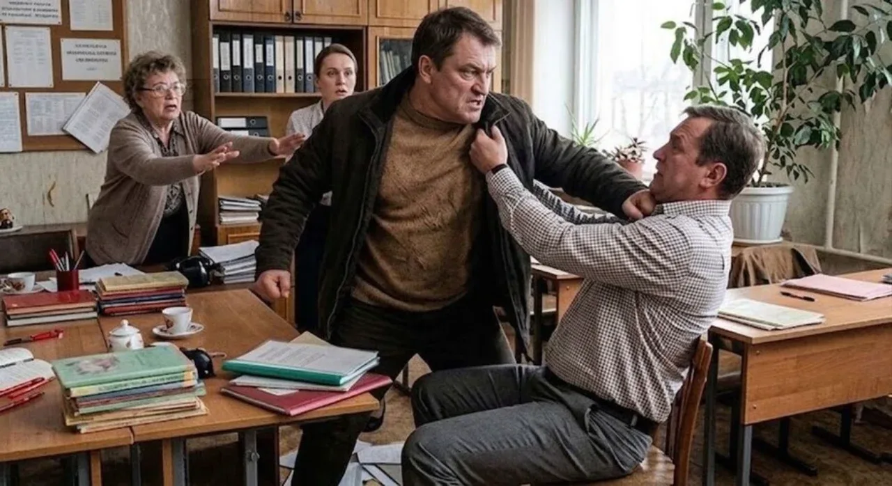 Fathers summoned to school over children's fight end up fighting each other
