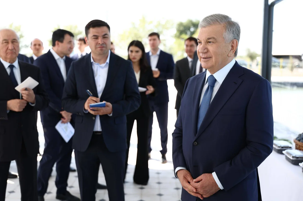 President inspected the «ADM Agro» industrialized orchard in Kegeyli (video)