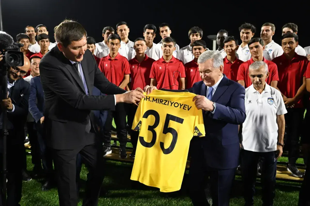 President visits the renovated "Turon" stadium in Nukus