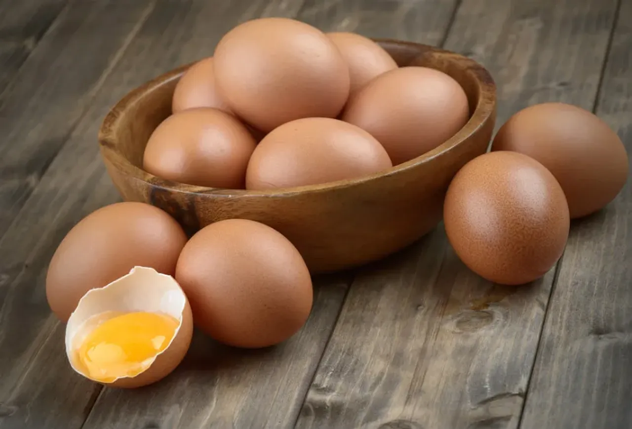 What does the taste of an egg depend on?