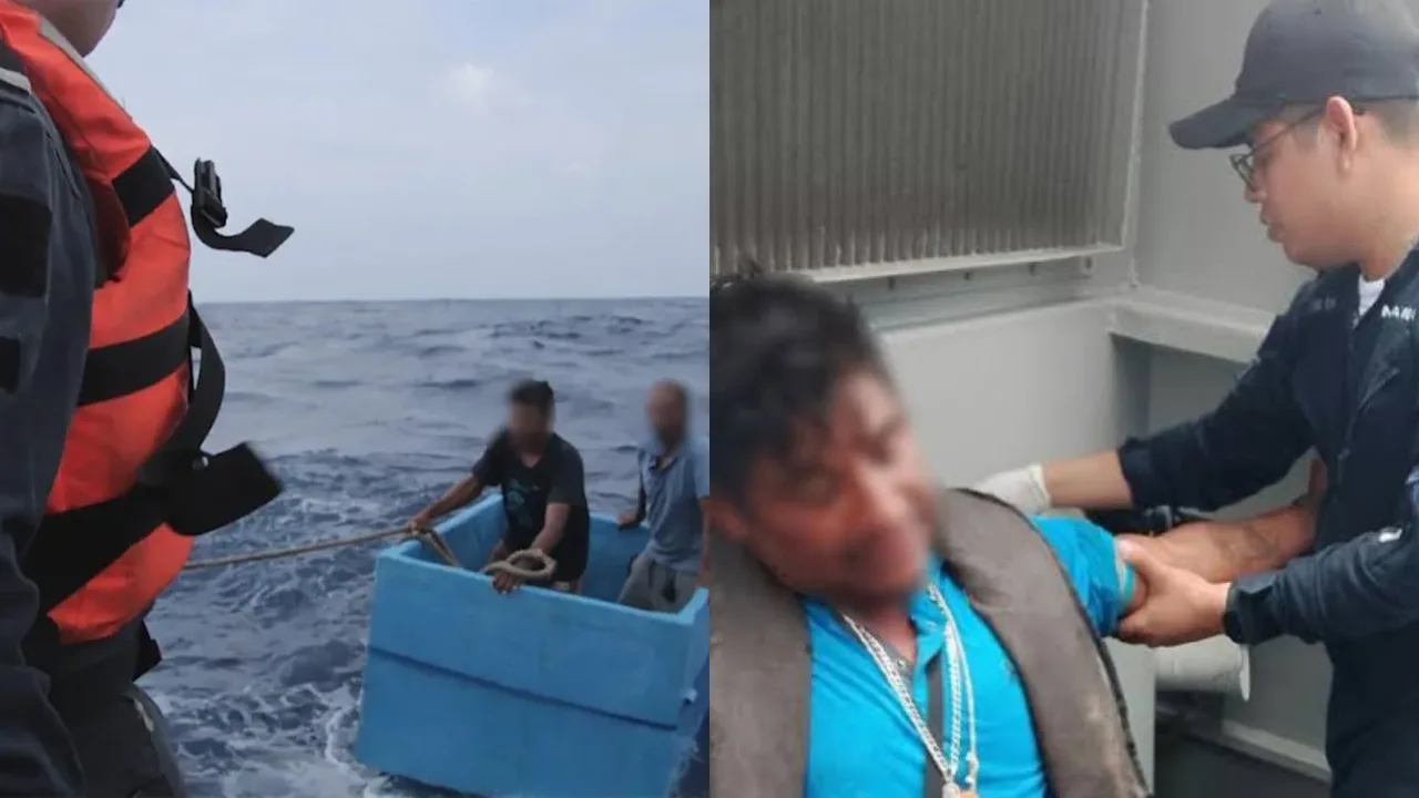 Fisherman rescued alive in the ocean after eight days