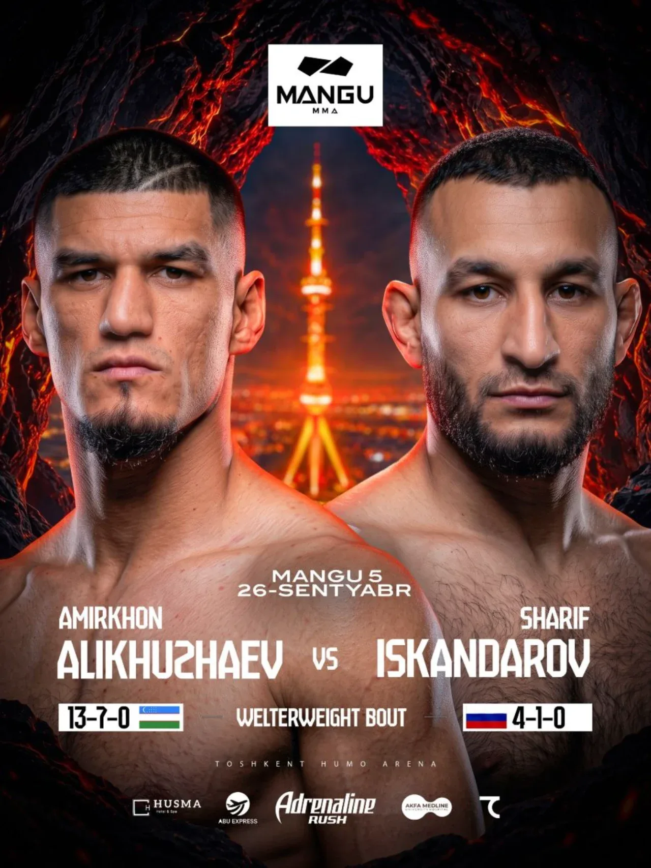 Amirkhan Alikhodjayev to fight Russian opponent at Mangu 5 tournament