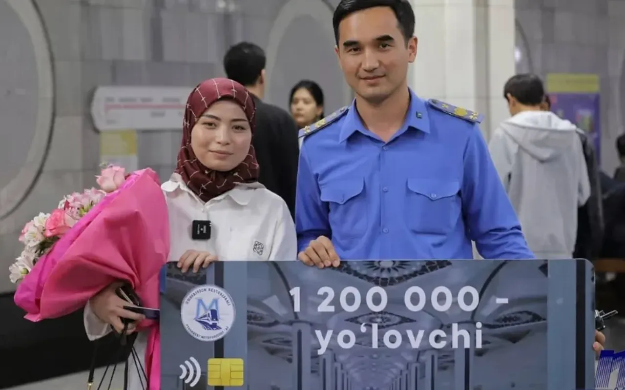 Record in Tashkent Metro: Over 1.2 million passengers transported