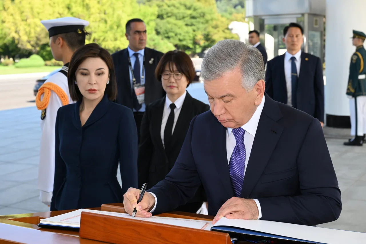 «A Historical Tribute in Seoul: Shavkat Mirziyoyev's Visit to the Republic of Korea Begins