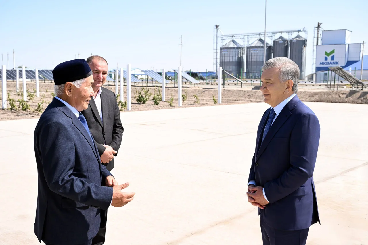 Prezident Shavkat Mirziyoyev Kegeylidagi innovatsion issiqxonani ko‘zdan kechirdi (video)