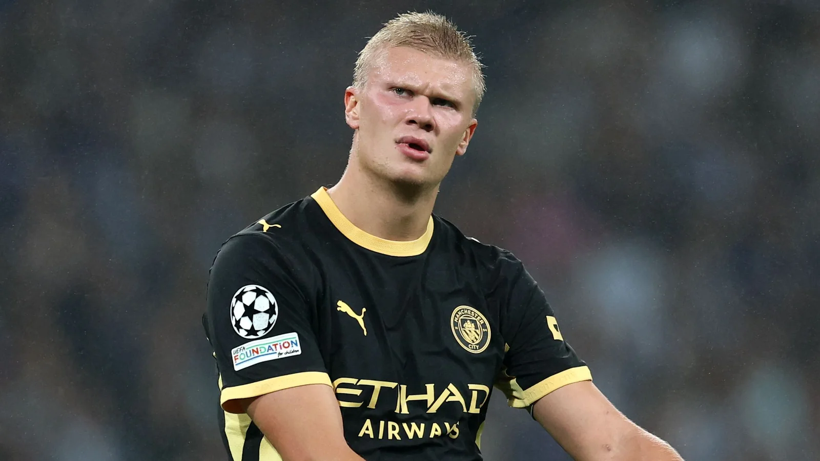 Erling Xoland rekordni takrorlab, Manchester Siti gʻalabasini taʼminladi