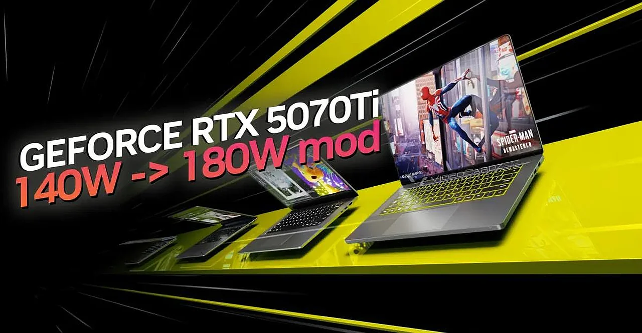 Way to increase performance of GeForce RTX 50 Laptop graphics cards found