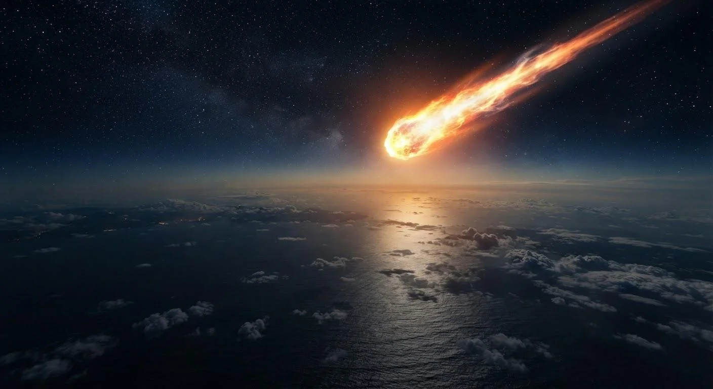 A one-meter diameter celestial body fell over the Indian Ocean