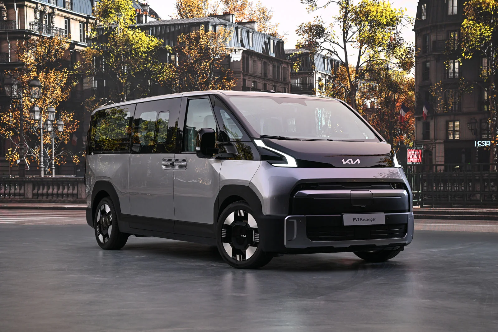 Представлен электромобиль Kia ПВ7: конкурент Ford Э-Трансит Кустом
