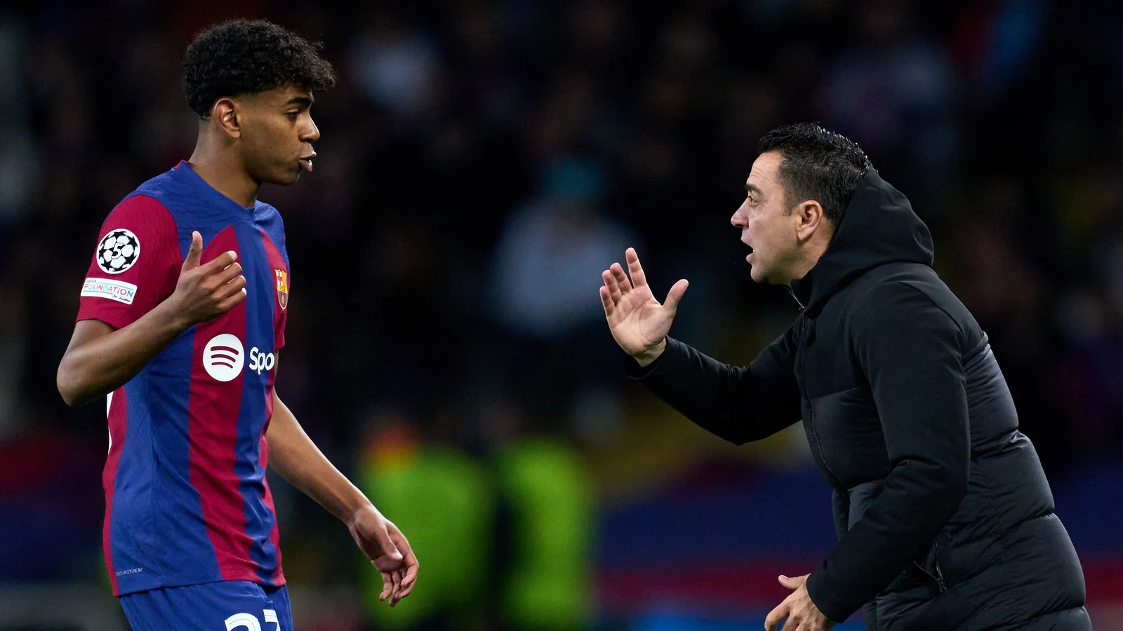Lamine Yamal reacts to Xavi's appointment as Netherlands head coach