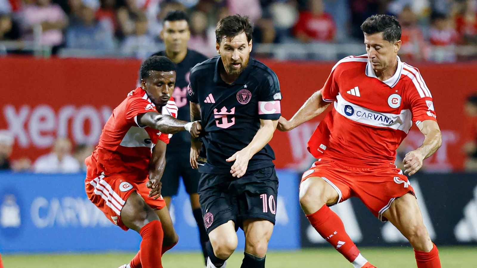 Lionel Messi and Robert Lewandowski Clash Sets New MLS Record