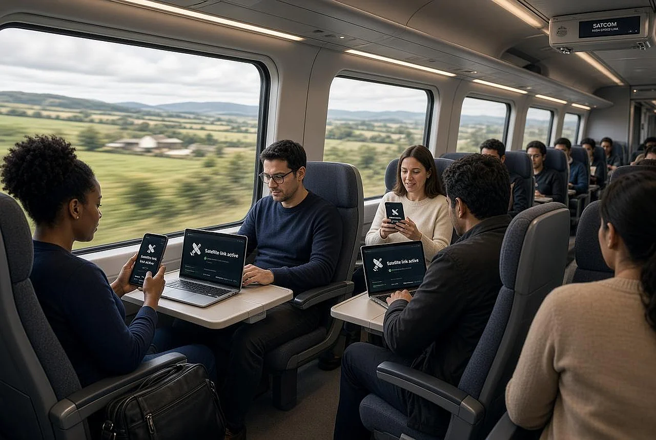 Starlink internet connected to Kazakhstan passenger trains