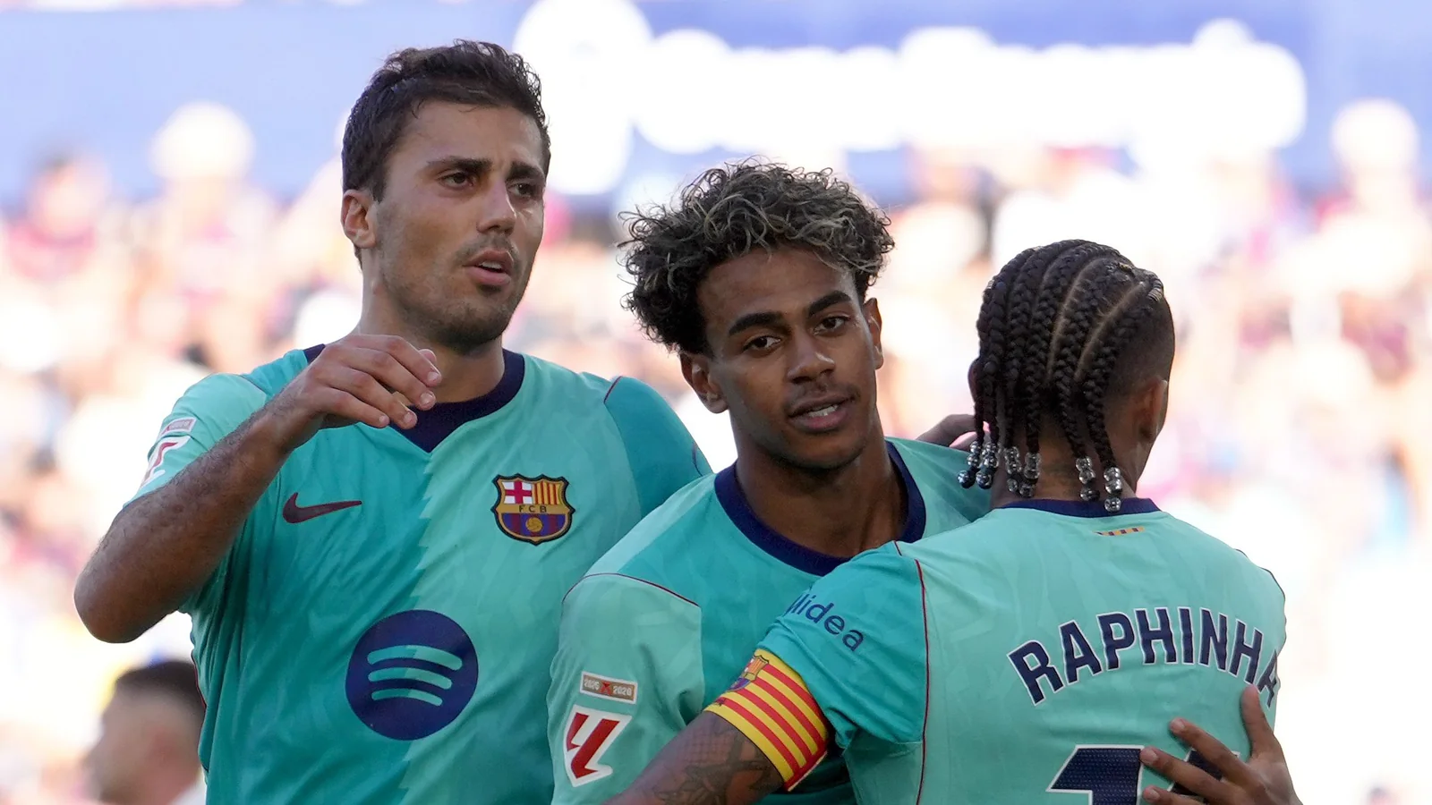 Why was Rodri not included among the Barcelona captains?