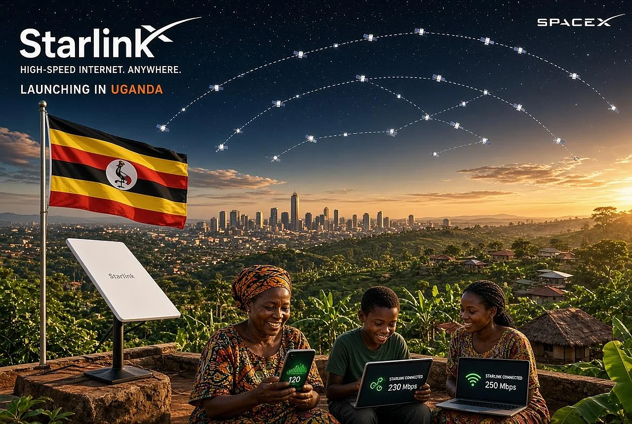 Starlink, yüksek hızlı uydu interneti ile Uganda pazarına girdi