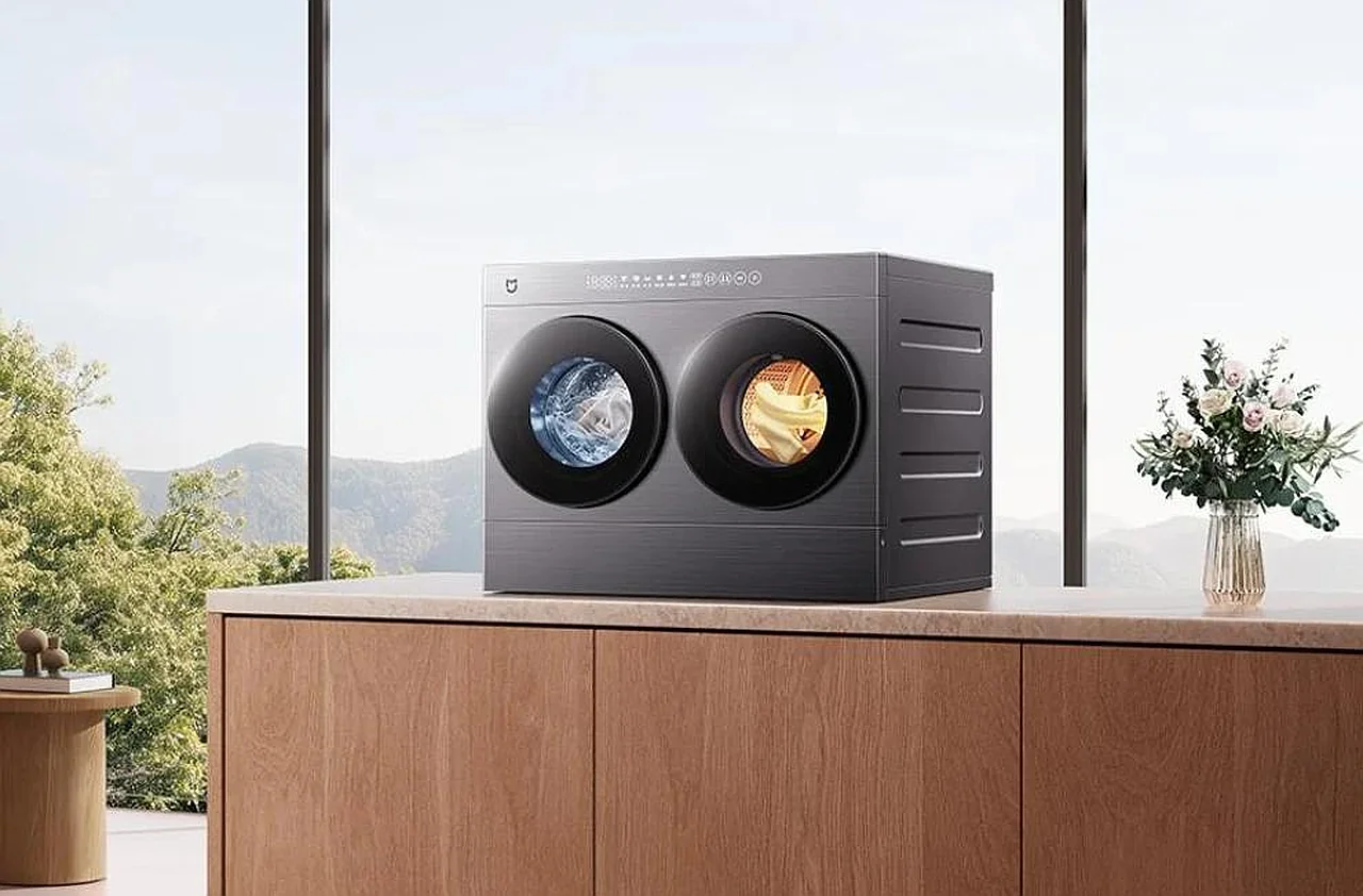 Xiaomi introduces a compact washing machine with two drums