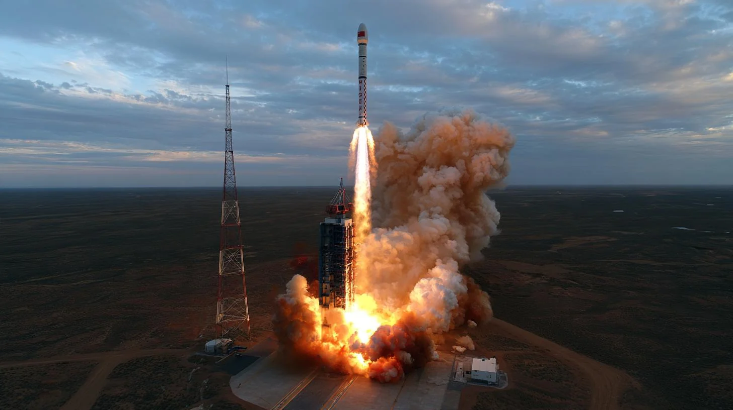 Nine new satellites launched in China using the Kinetica-1 rocket