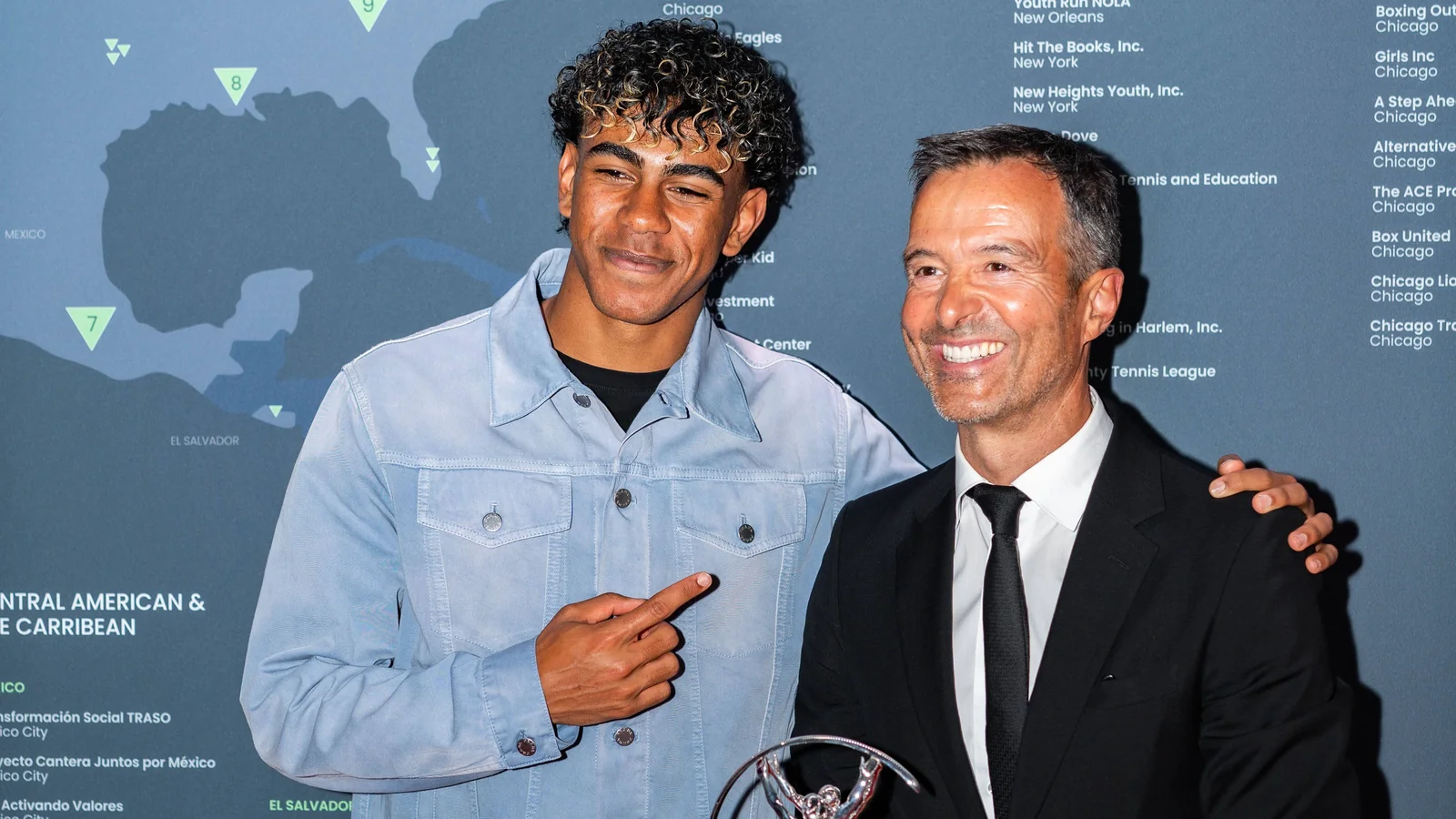 Jorge Mendes califica a Lamine Yamal como el mejor del mundo