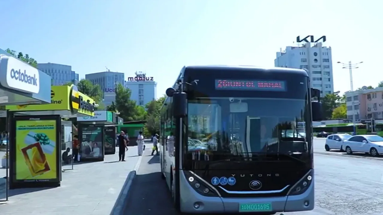 Bus traffic temporarily changed in Tashkent