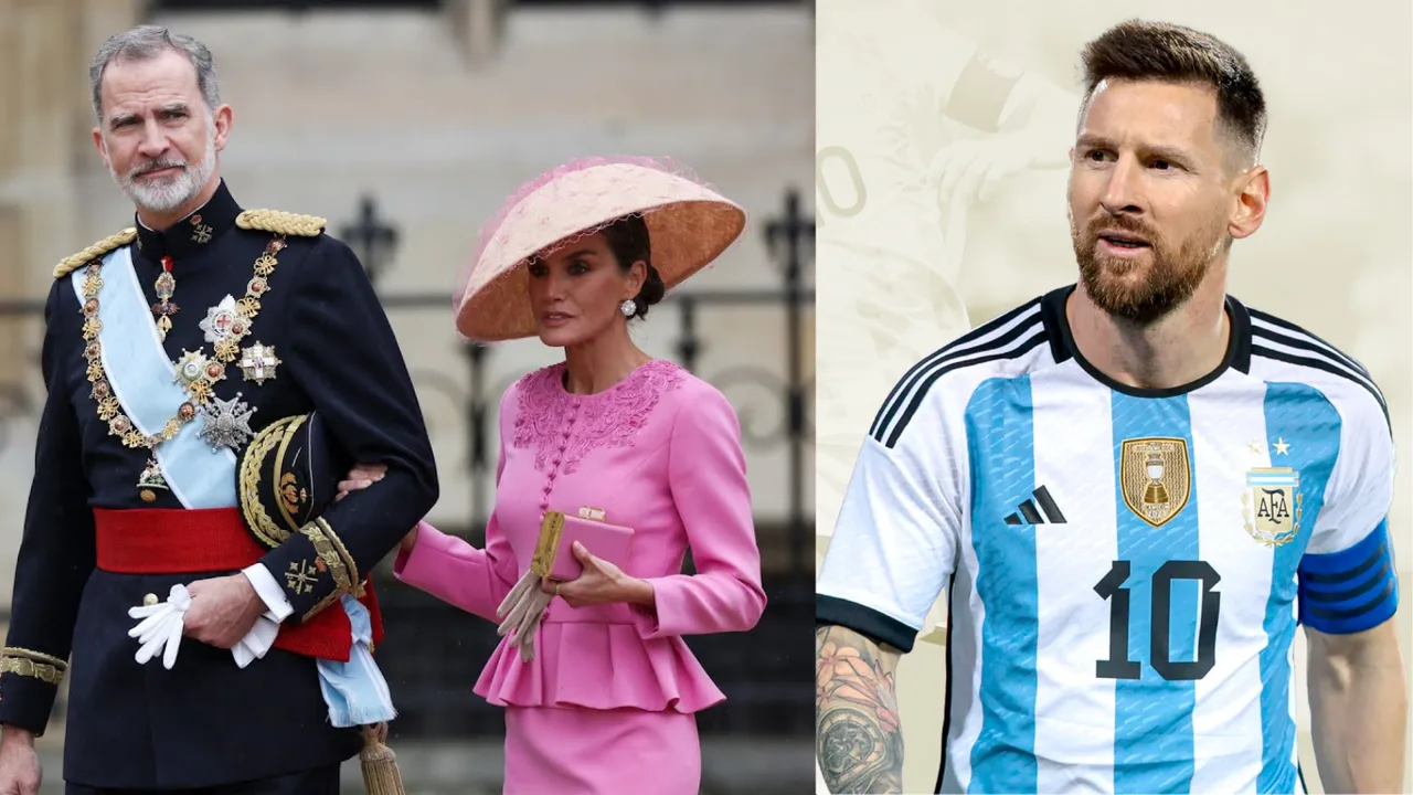 Messi devrait assister à un dîner officiel avec le roi et la reine d'Espagne