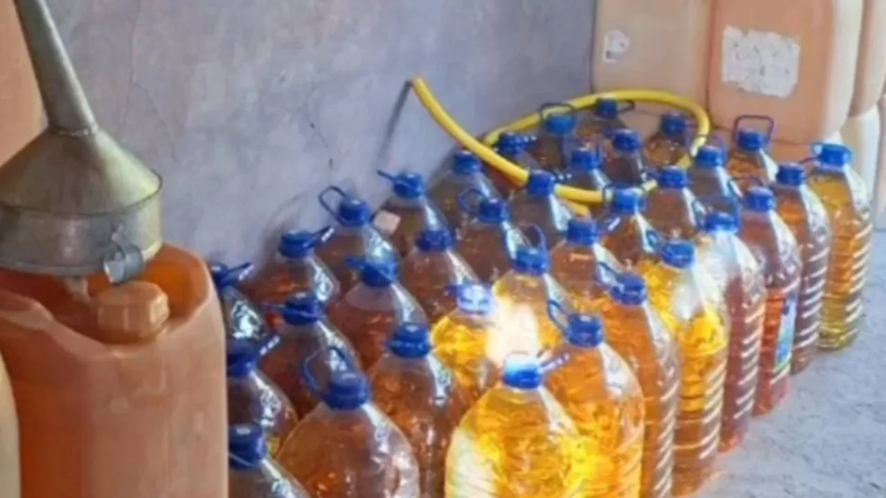 Tashkent man stores a ton of gasoline at home to avoid gas station queues